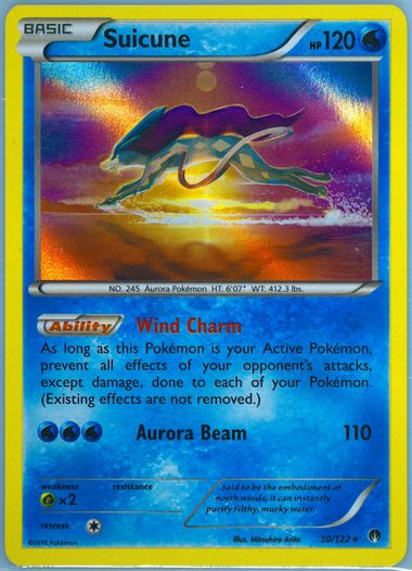スイクン SUICUNE-HOLO PSA8 PSA 8 Shiny Suicune HGSS21 Holo Black Star Promo 2010