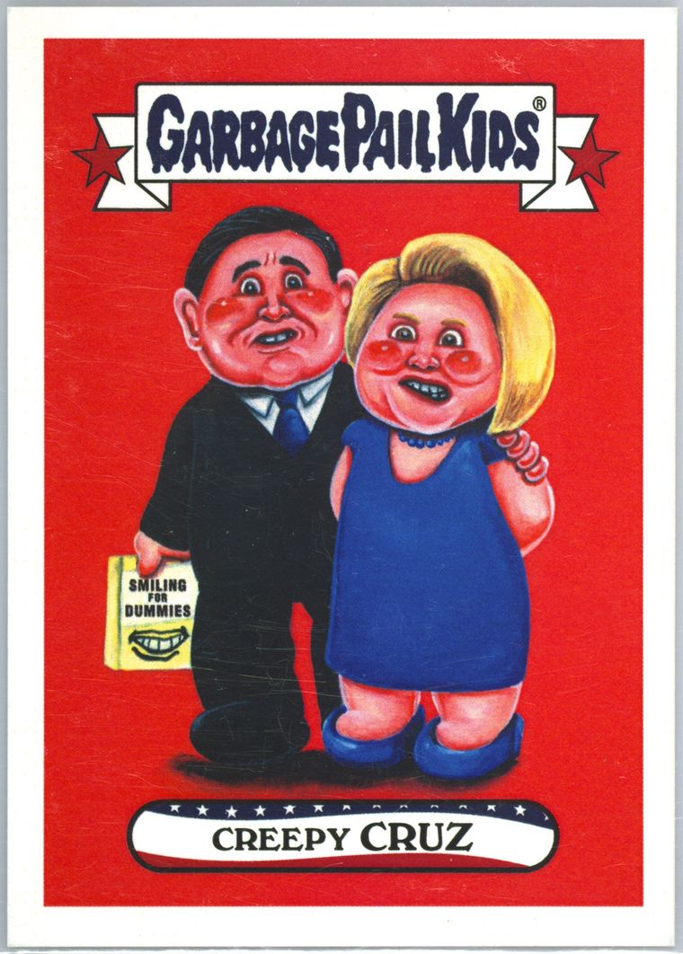 2016 Topps 2016 Garbage Pail Kids Presidential Candidates-April Primaries #2B Creepy Cruz front