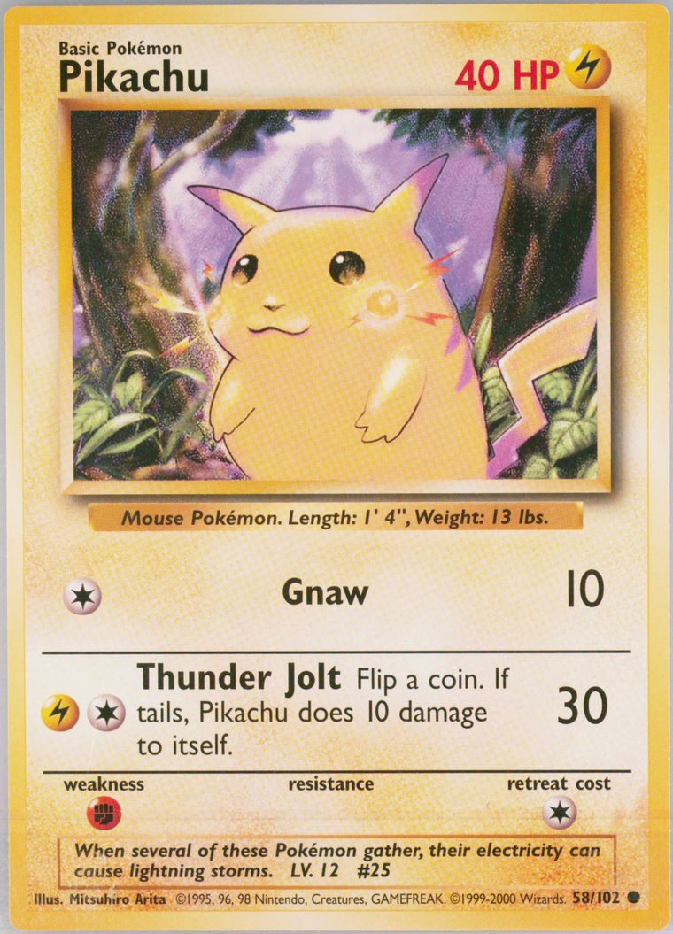 Pikachu - Pokemon Game Promo - Pokemon card