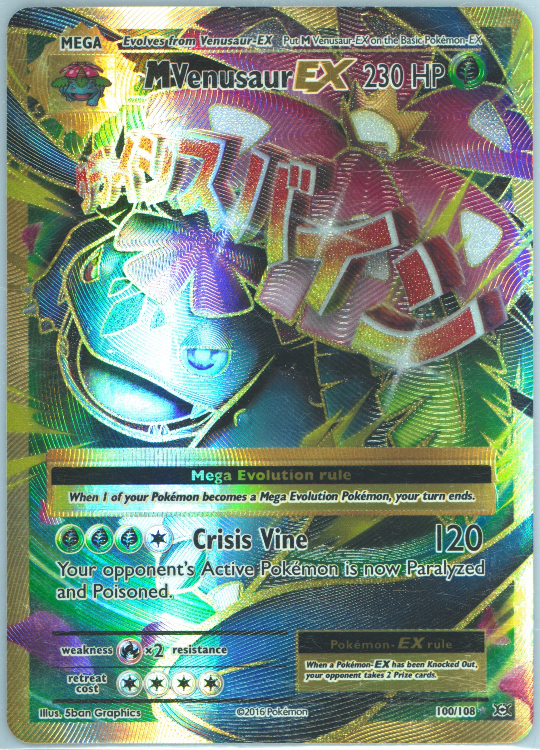 pokemon cards m venusaur ex Amazon.com: 5 Pokemon Ultra Rare Card Lot - V, Gx, ex, Assorted Variety main image 1