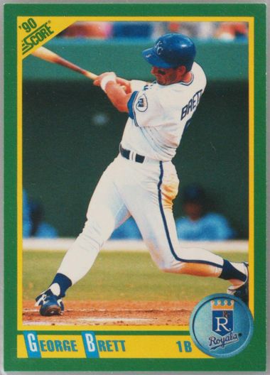 Baseball Vintage Signé George Brett (1990) – Sans Certificat, Dans étui Wilson