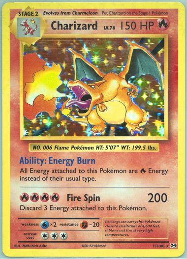 2016 Pokemon XY Evolutions Charizard Holo 11/108 PSA 10 | eBay