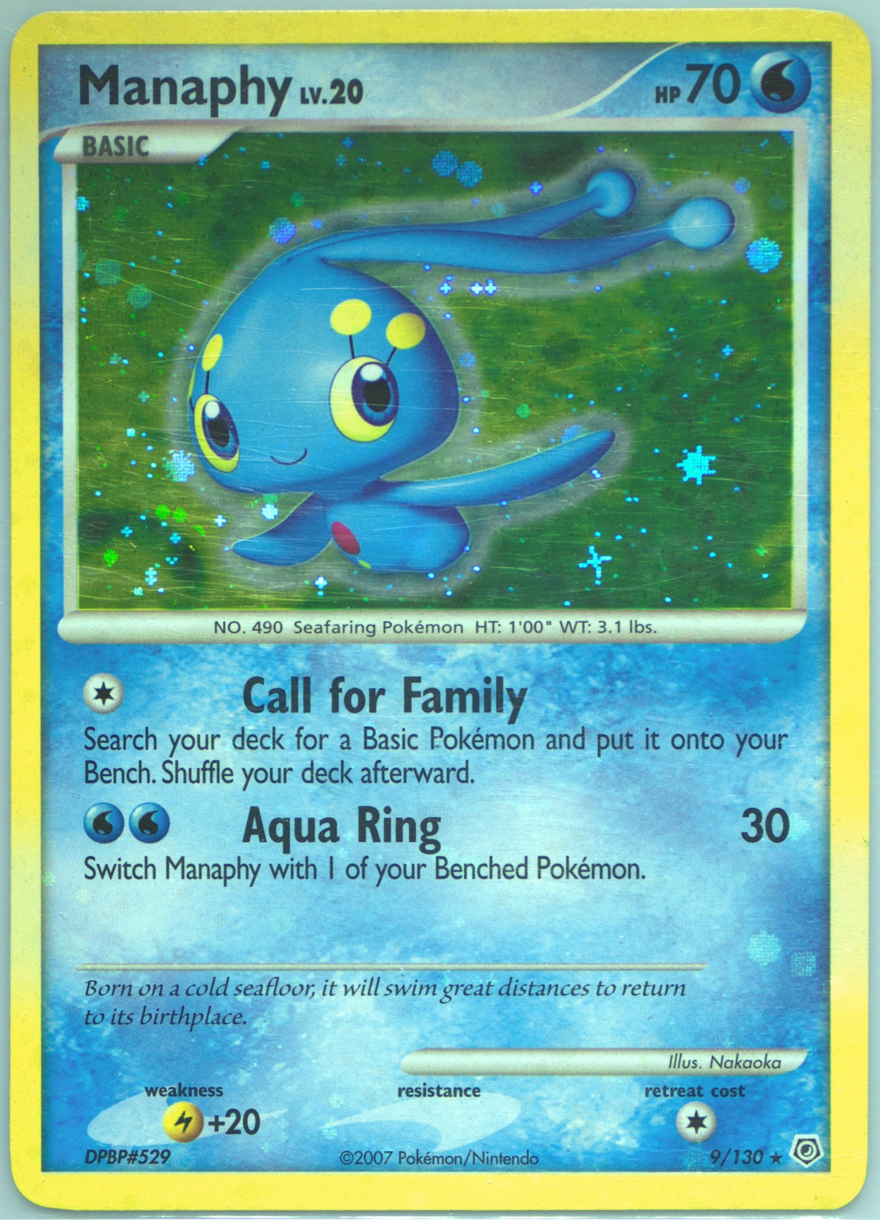 pokemon manaphy card Pokemon SM-5 Ultra Prism Card: Manaphy - 42/156 - Reverse Holo