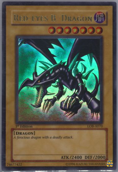 B.dragon Red-Eyes B. Dragon LOB-070 The Legend of Blue Eyes White