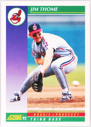 Auction Prices Realized Baseball Cards 1992 SCORE Jim Thome