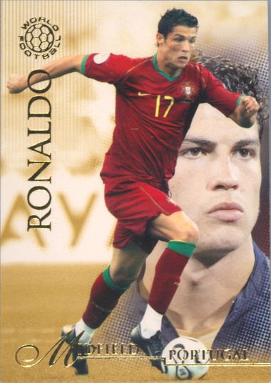 Cristiano Ronaldo 2007 Futera World Football Base Card #116 ベース