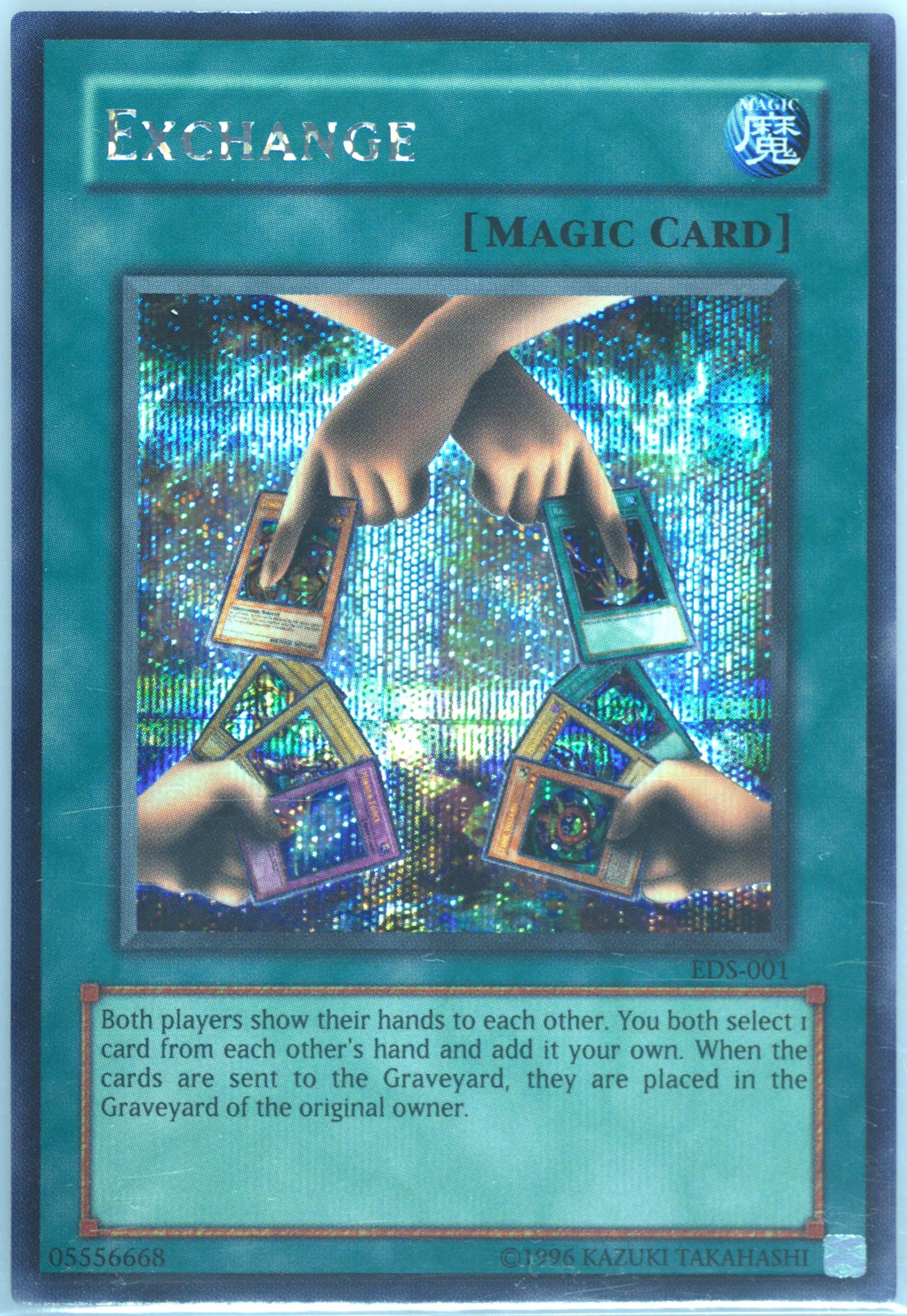 遊戯王　エクスチェンジ　海外版　psa10   EDS-001 Spec Details