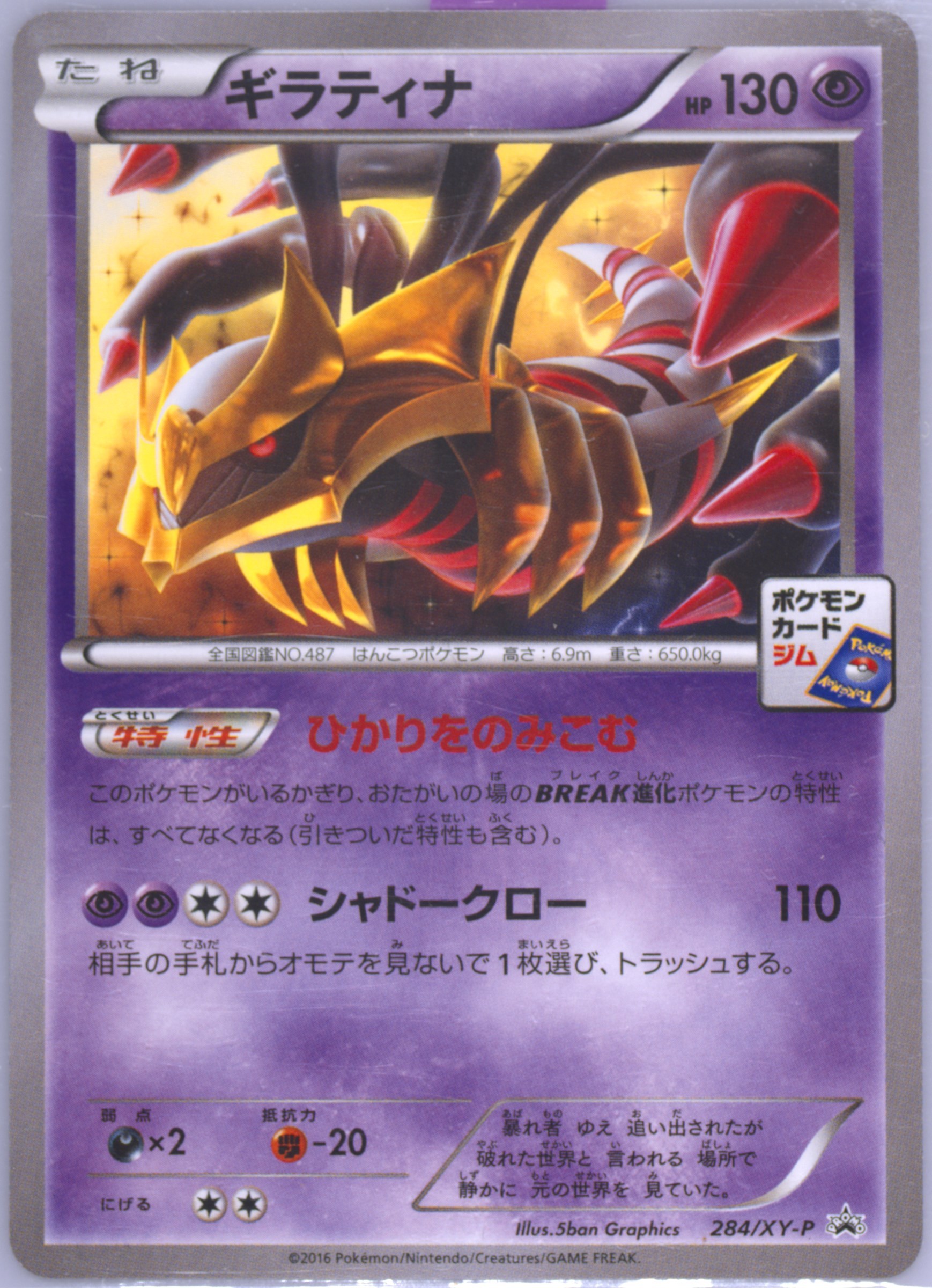 【PSA10】世界26枚 ギラティナ PROMO 284/XY-P ポケモン Spec Details