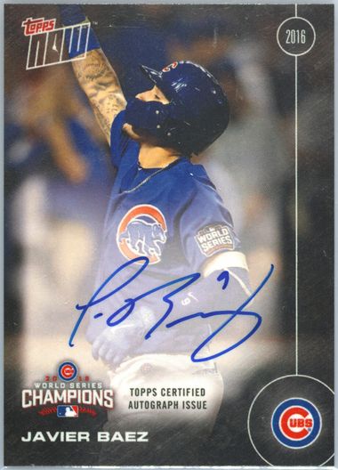Topps NOW ワールドシリーズ ハビアー javier サイン auto Topps NOW ワールドシリーズ ハビアー javier サイン auto MLB