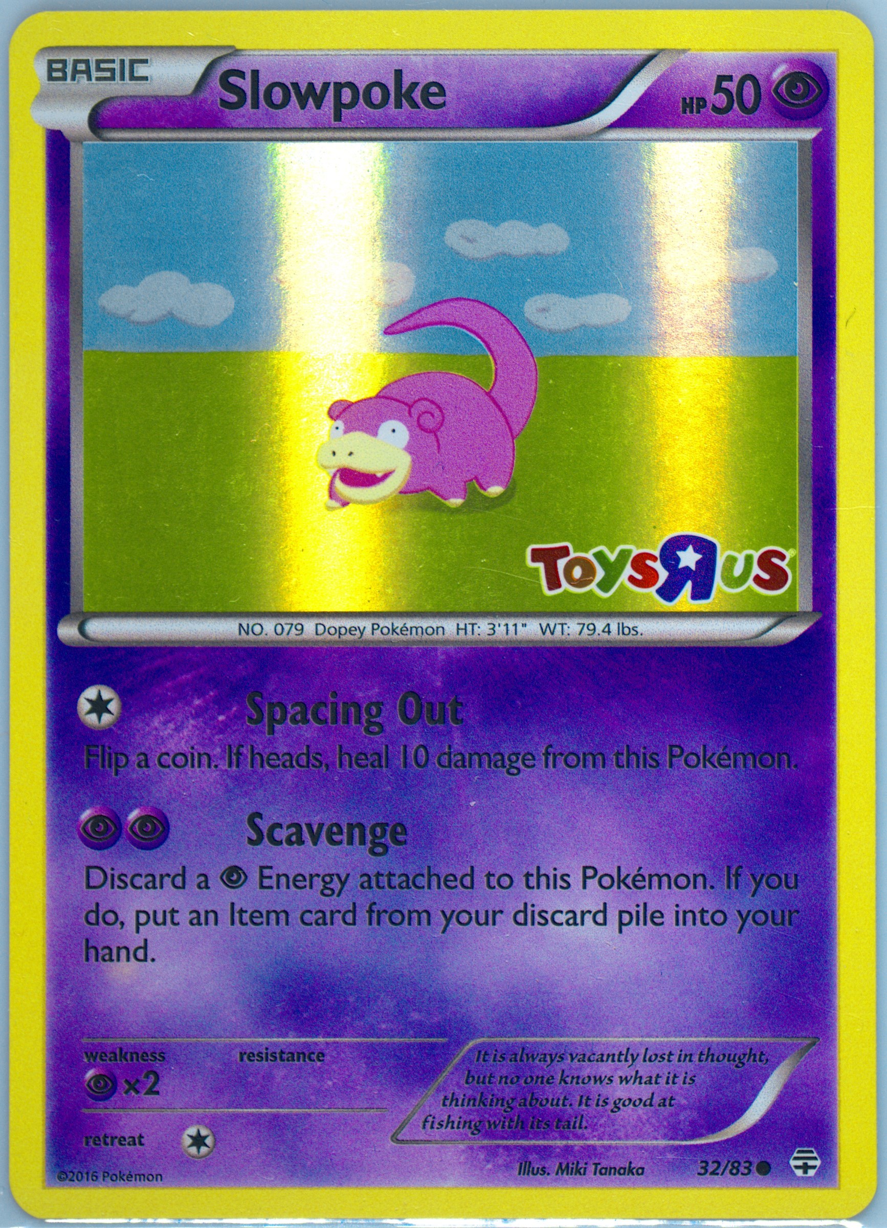 slowpoke holographic card Slowpoke - Reverse Holo S-Chinese Exclusive CS5bC Pokemon PSA 9