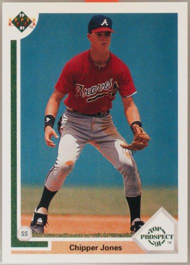 C53a Upper Deck Ionix 1999 Warp Zone WZ-7 Chipper Jones