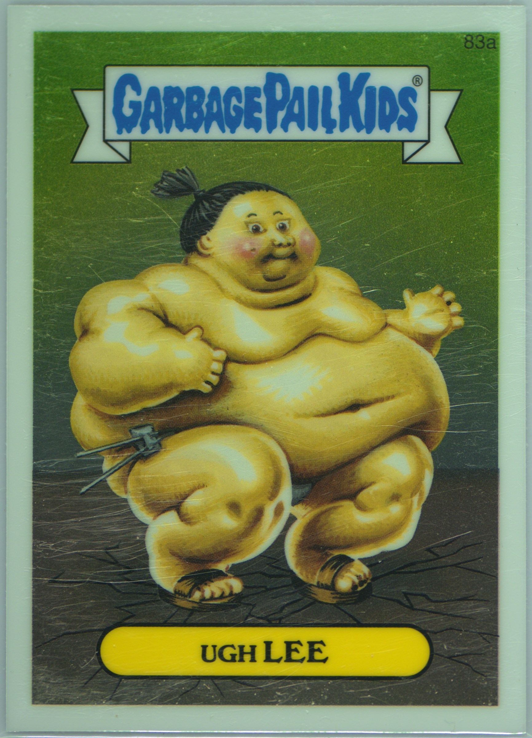 2014 Topps Garbage Pail Kids Chrome Series 2 #83a Ugh Lee front