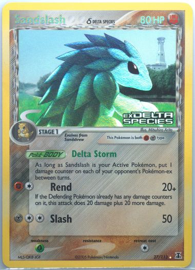 delta species pokemon card's value Pokémon - EX Holon Phantoms - Cradily Holo 2/110 main image 0