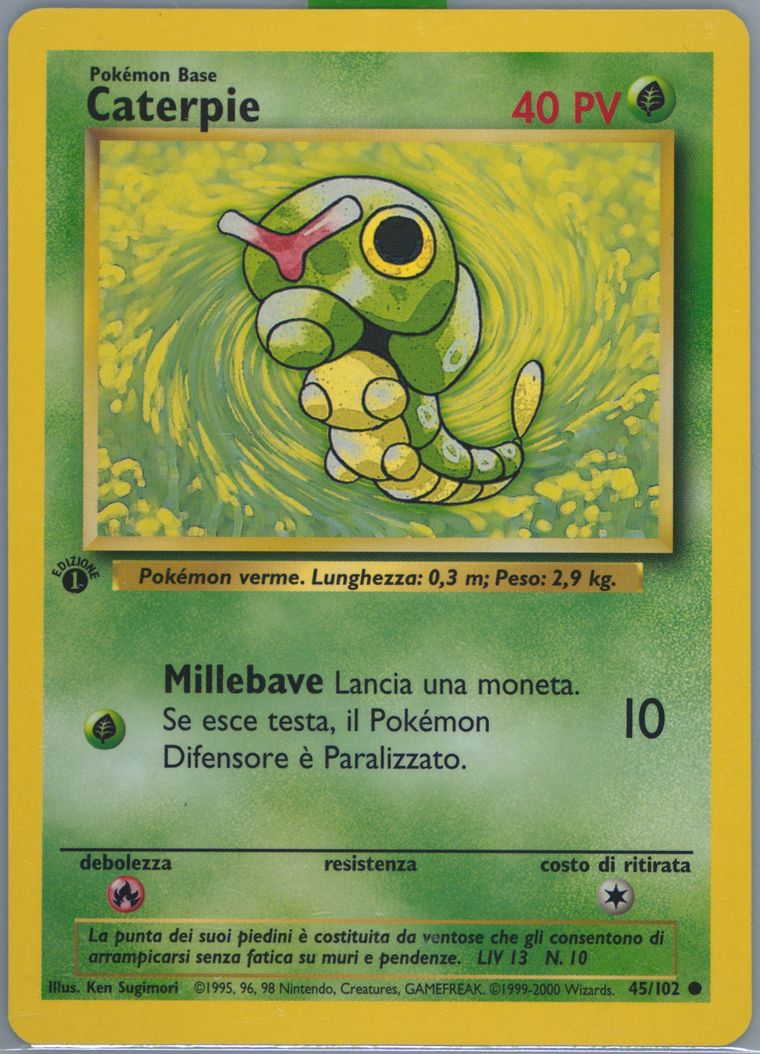Caterpie (Base Set (Shadowless))