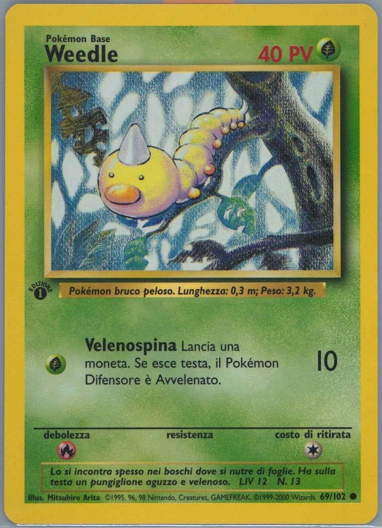 Weedle (Base Set (Shadowless))
