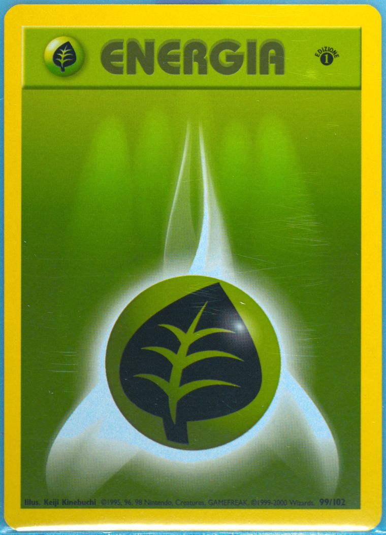Grass Energy (Base Set (Shadowless))