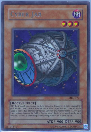 yugioh card cyber jar Auction Prices Realized Tcg Cards 2002 YU-GI-OH! MRL-MAGIC RULER Cyber Jar