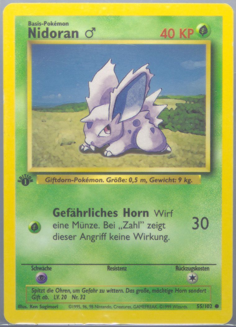 pokemon card nidoran Pokémon Card Action Flipz 3D Premier Edition #30 Nidoran main image 1
