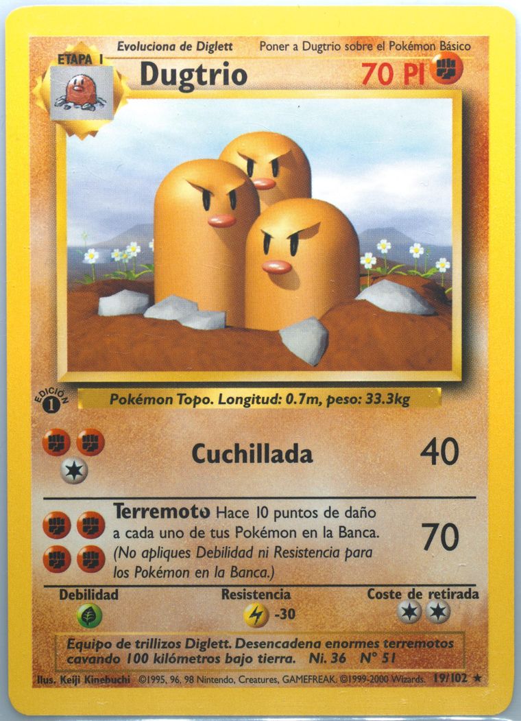 Dugtrio (Pokemon Spanish)