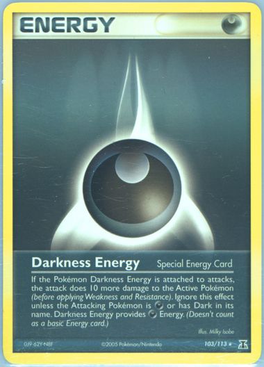 Auction Prices Realized Tcg Cards 2005 POKEMON EX DELTA SPECIES Darkness  Energy
