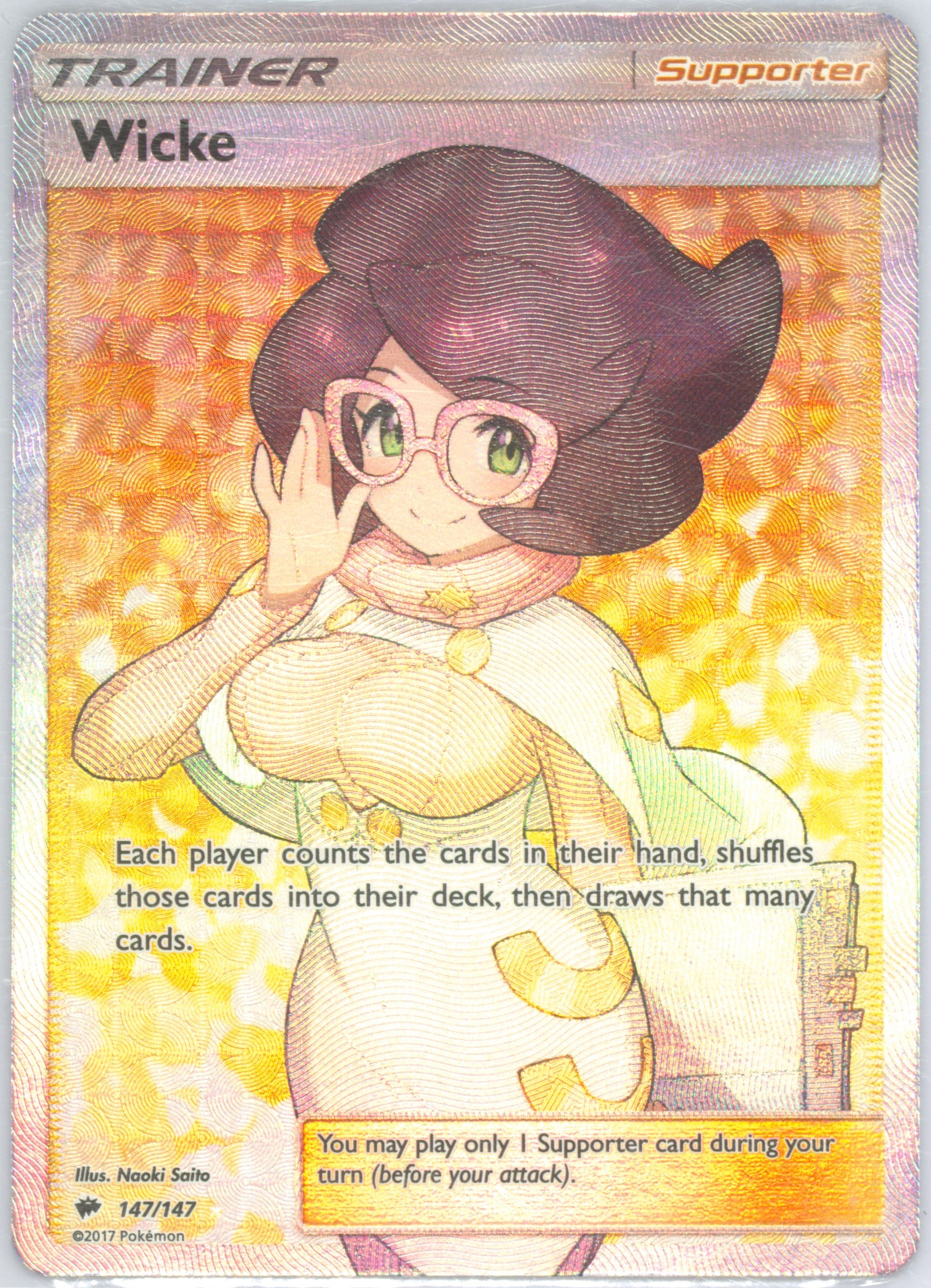 pokemon card wicke Pokemon TCG: Wicke 127/147 (Reverse Holo) main image 1