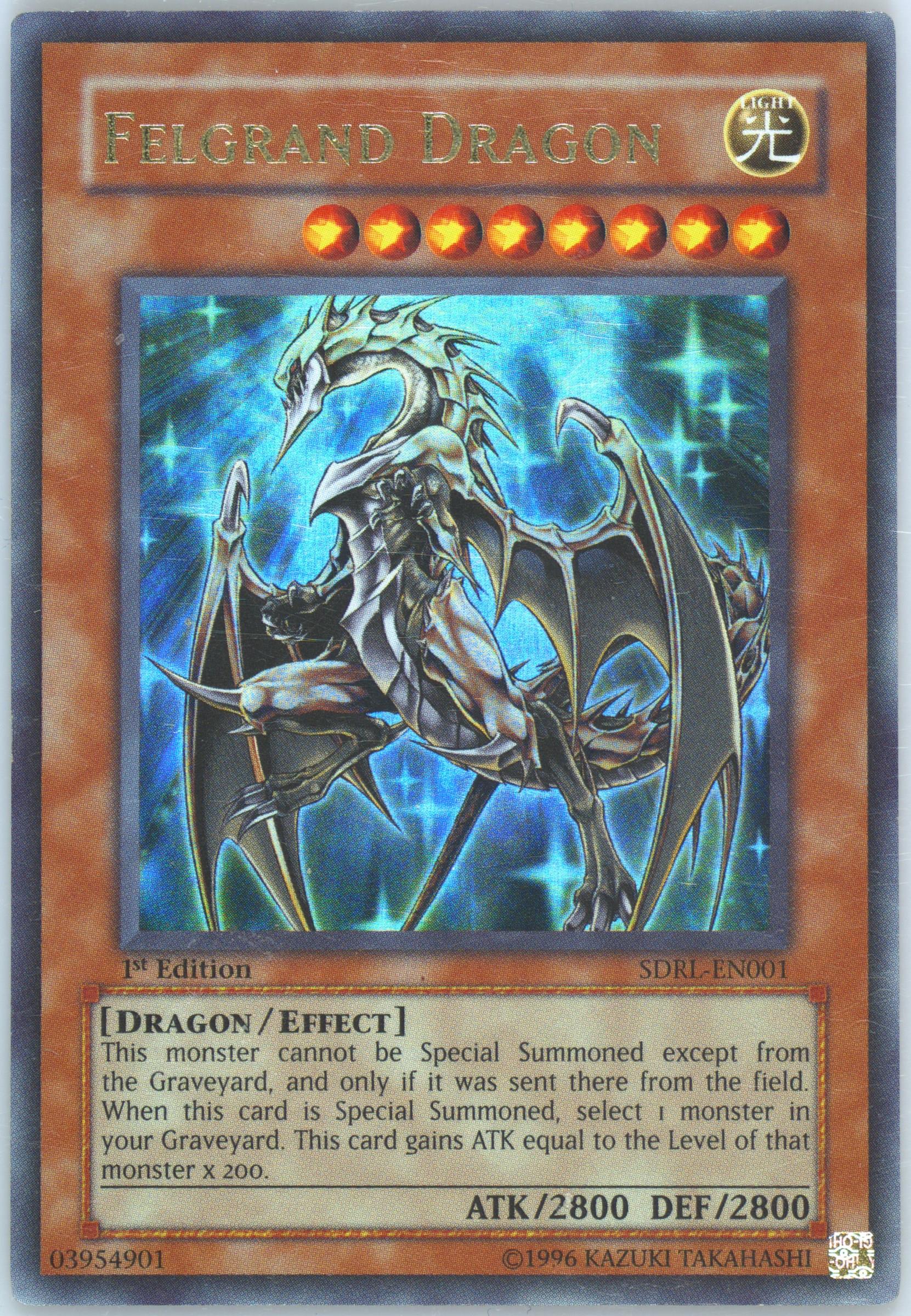 yugioh felgrand dragon deck Yu-Gi-Oh! OCG/[SR02] Structure R: Revival of the Great Divine Dragon]Divine Lord SR02-JP001 Ultra | Buy from TCG Republic 2800 Defense Skeletal Dragon Felgrand - 25th