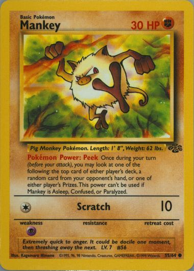 PSA10 マンキー プロモ ポケモンカードになったワケ 56 1999 PSA10 マンキー プロモ ポケモンカードになったワケ 56 1999 PSA10