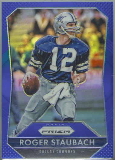 2015 Panini Prizm discount ROGER STAUBACH #43 Silver Prizm PSA 10 Gem Mint Low Pop 2