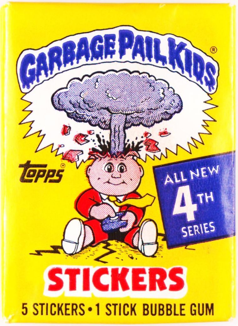 Garbage Pail Kids 4th Series-Purple Cloud-No .25c Price