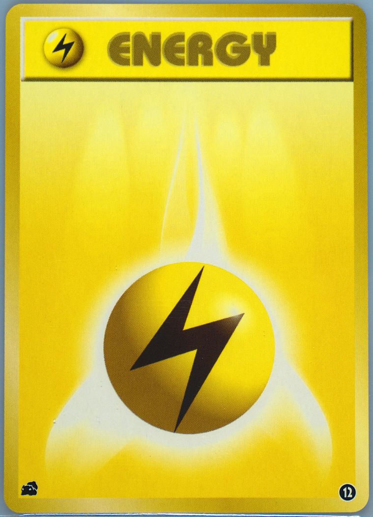 Lightning Energy - Bulbasaur Deck - Pokemon Japanese card