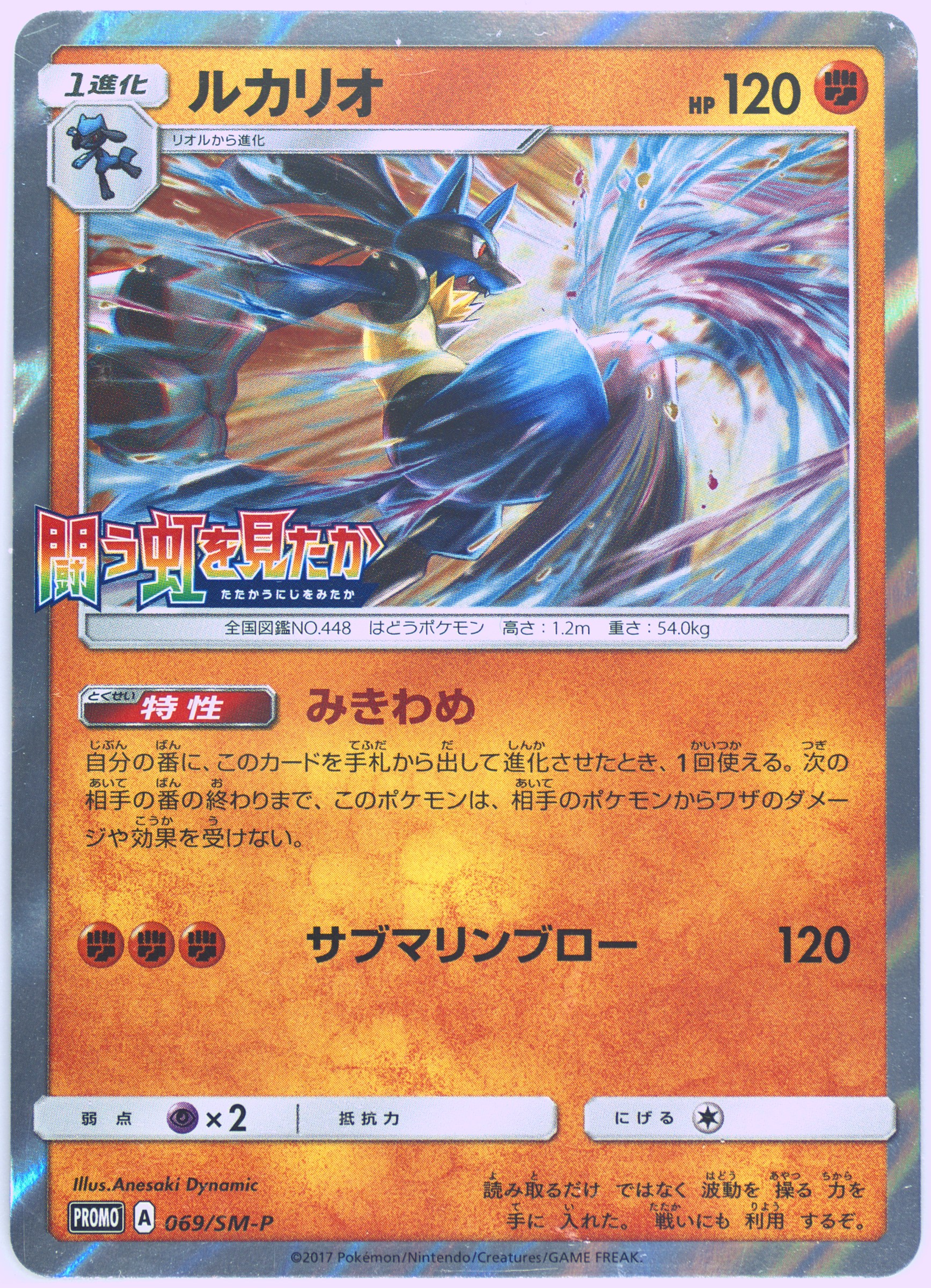 【PSA10】 ポケモンカード ルカリオ 069/SM-P プロモ みきわめ Spec Details