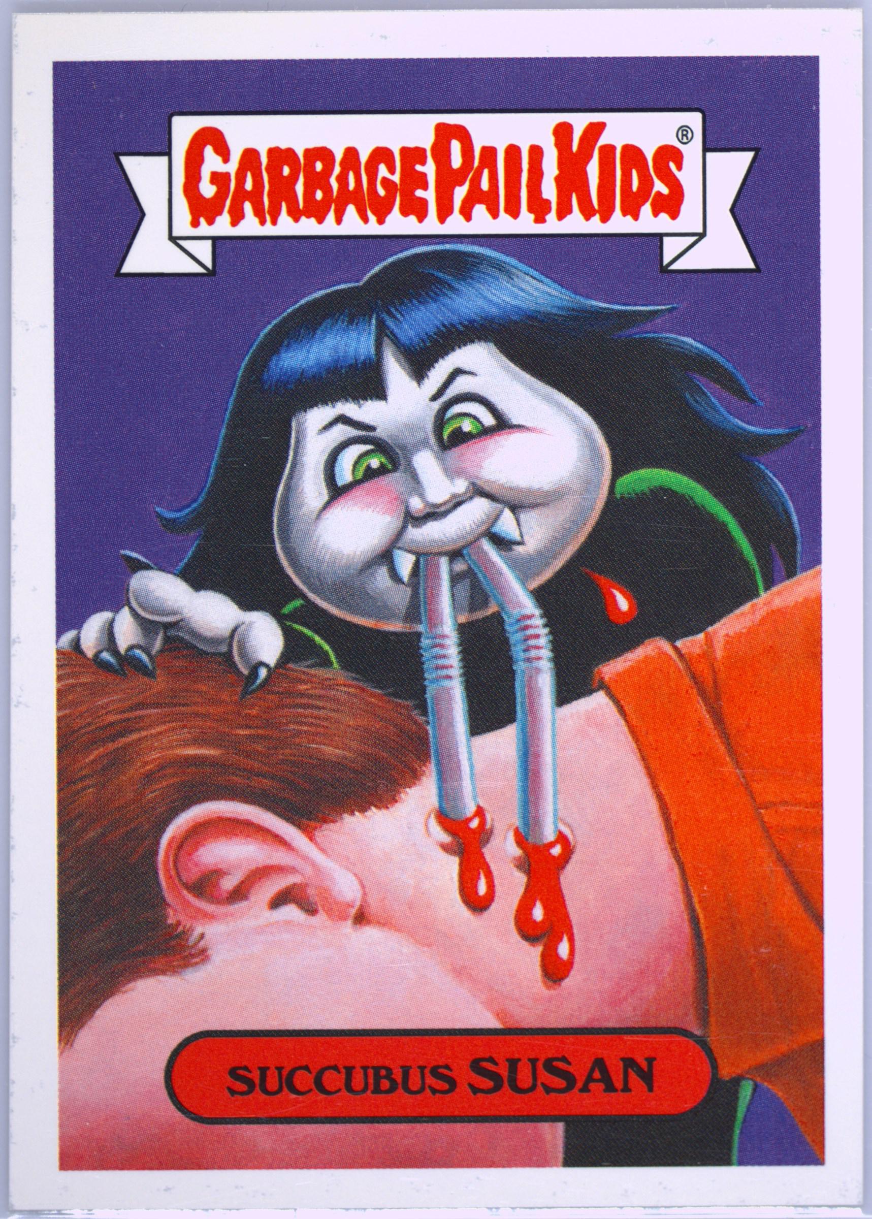 2016 Topps Garbage Pail Kids Halloween Stickers #6b Succubus Susan front