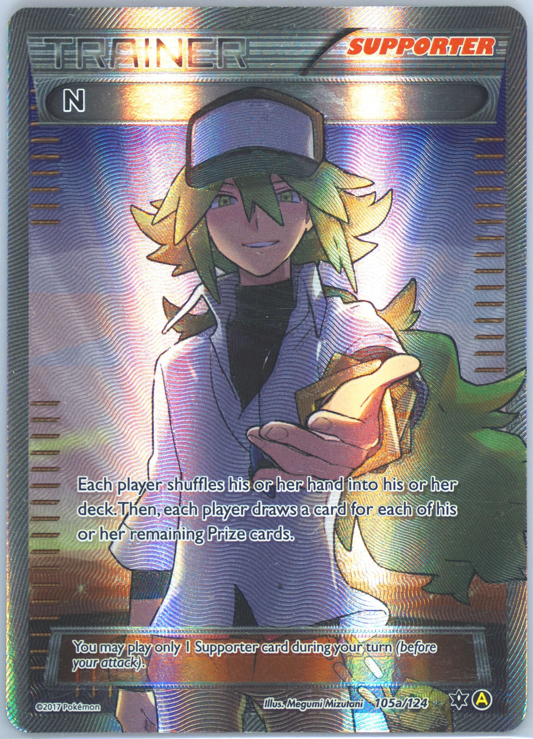 pokemon card n full art N's Resolve (Full Art) - SM main image 0