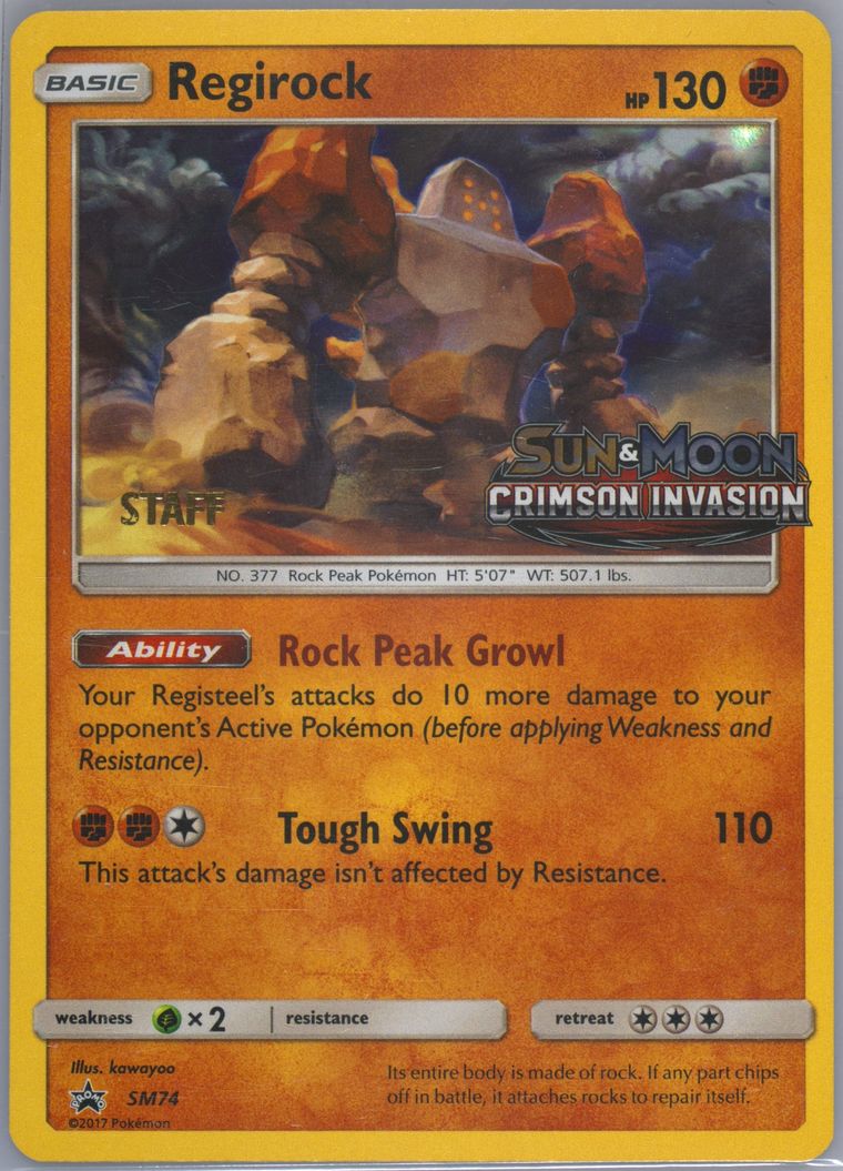 Regirock (SM Promos)