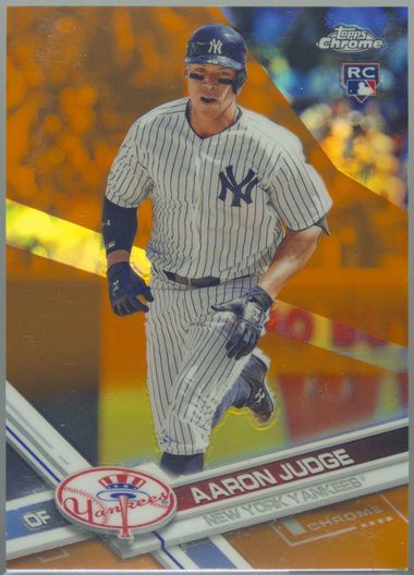 ゲームセンター・ゲームカード 2017 Topps Chrome Aaron Judge RC PSA Auction Prices Realized Baseball Cards 2017 TOPPS CHROME Aaron Judge