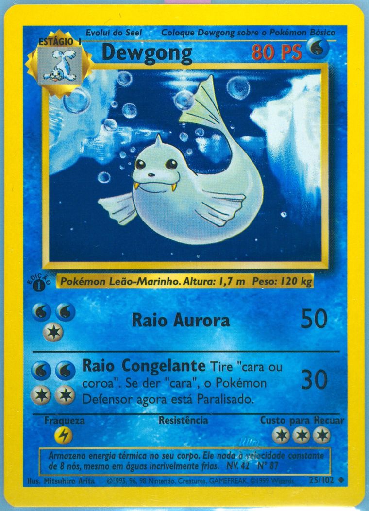 Dewgong (Pokemon Portuguese)