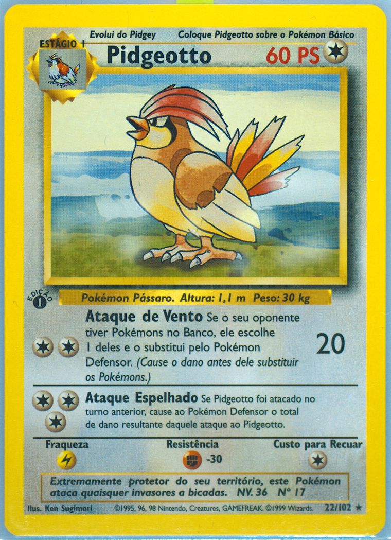 Pidgeotto (Pokemon Portuguese)