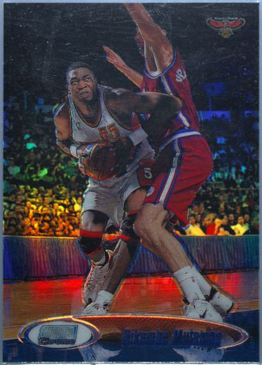 Topps Stadium Club newest 1998 Triumvirate Dikembe mutombo Refractor