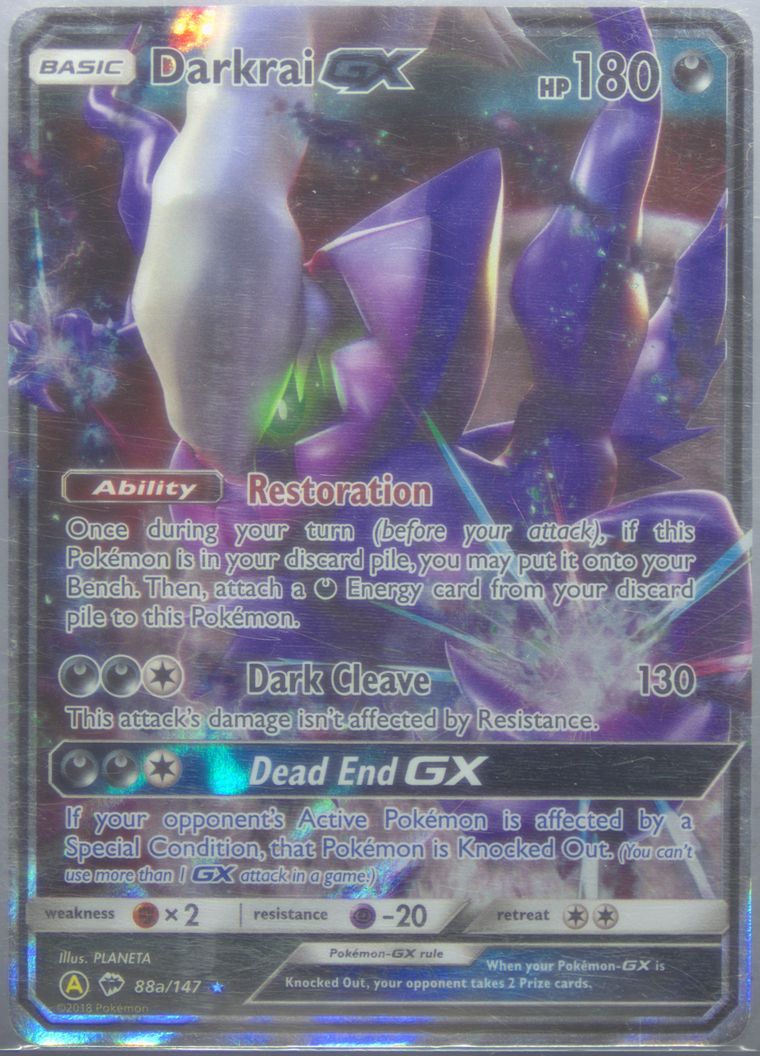 Darkrai GX (SM - Burning Shadows)