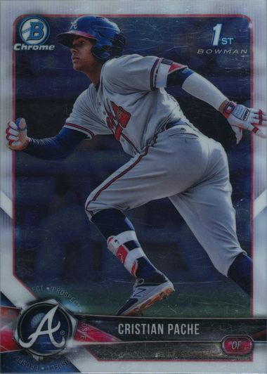 スポーツ選手 2018 Bowman Cristian Pache Auto RC Auction Prices Realized Baseball Cards 2018 BOWMAN PROSPECTS