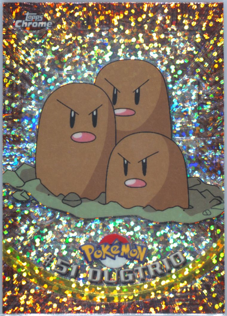 Dugtrio (Topps Chrome Pokemon T V)