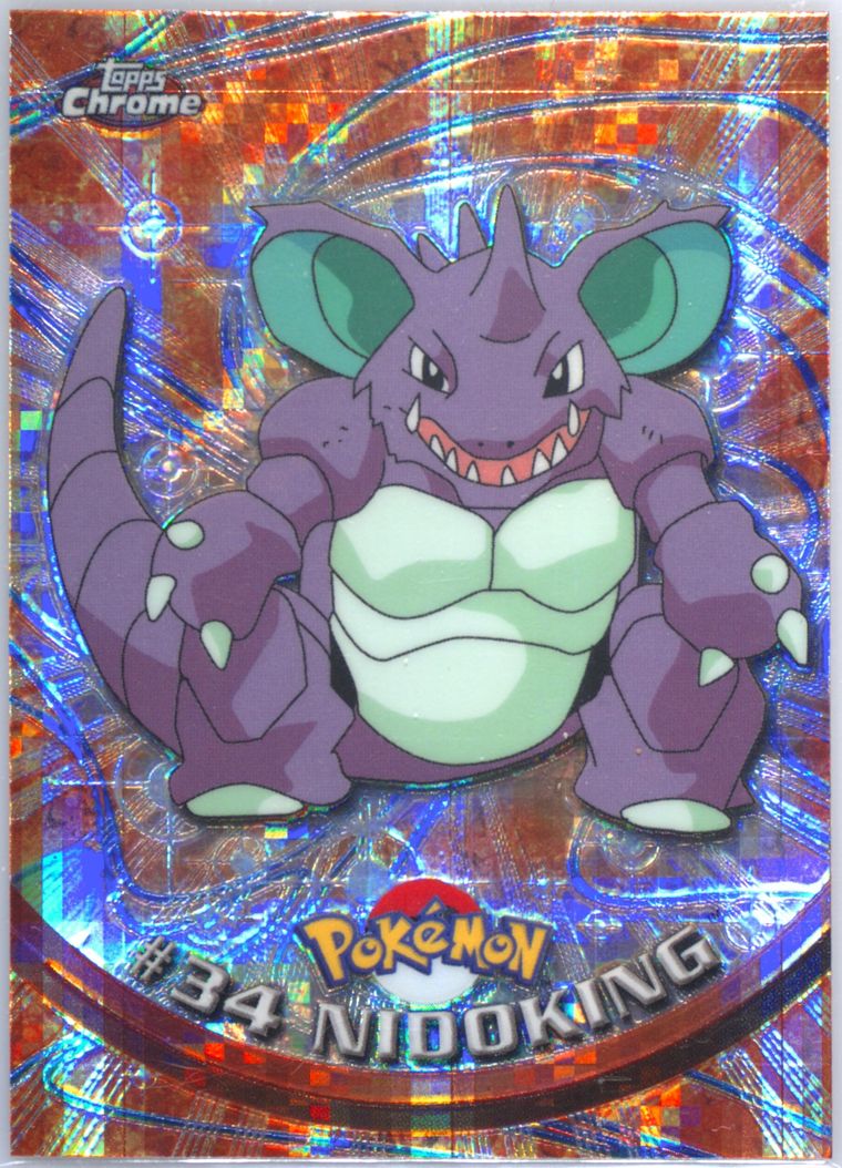 Nidoking (Topps Chrome Pokemon T V)