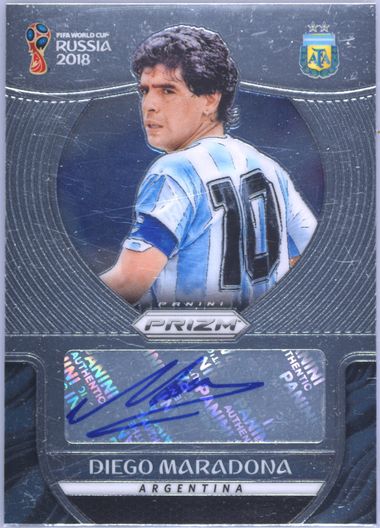 2018 panini prizm soccerマラドーナ 4人 サイン ロシア 2018-panini-prizm-world-cup-