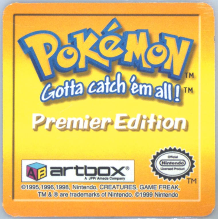 eiscue v pokemon card value 1999 Pokemon Artbox Stickers Series 1 Sealed Booster Packs