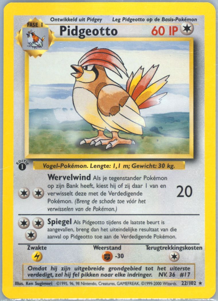 Pidgeotto (Pokemon Dutch)