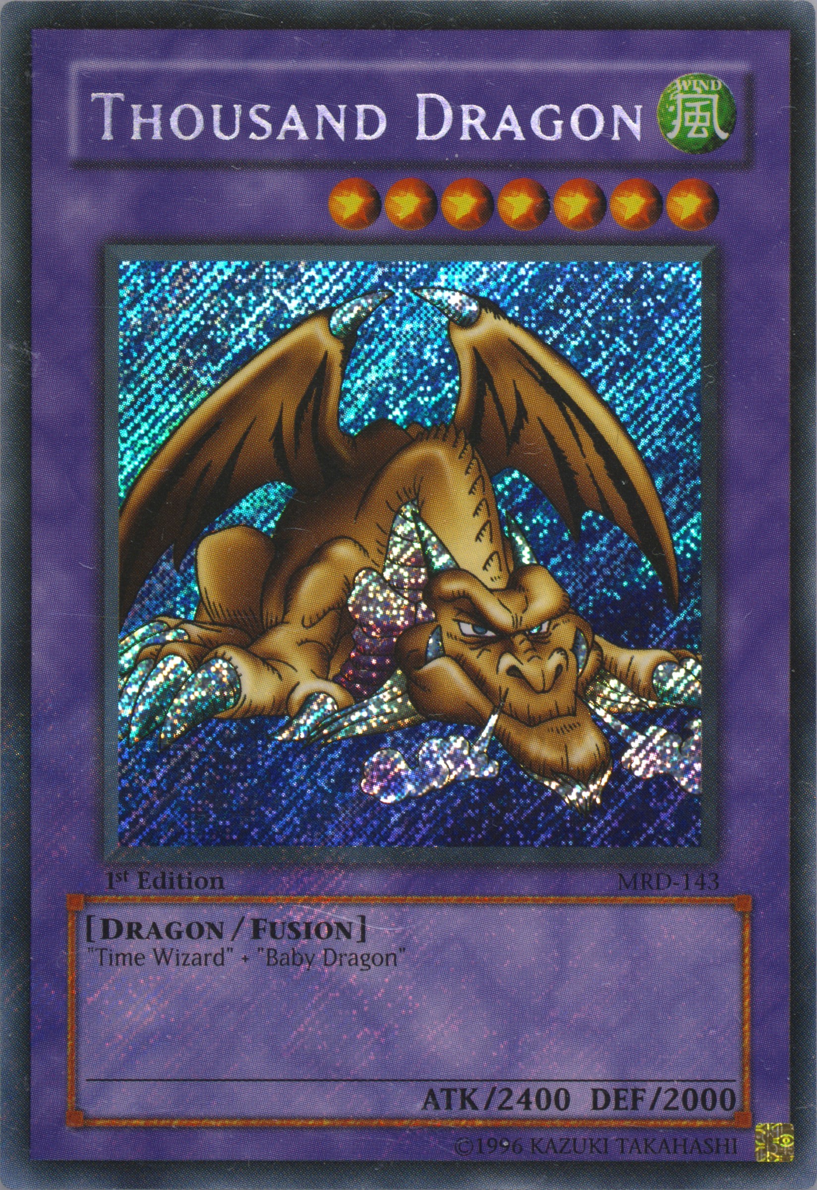 遊戯王 千年竜 シークレット 英語版 アジア MRD-143 1st PSA10 Spec Details