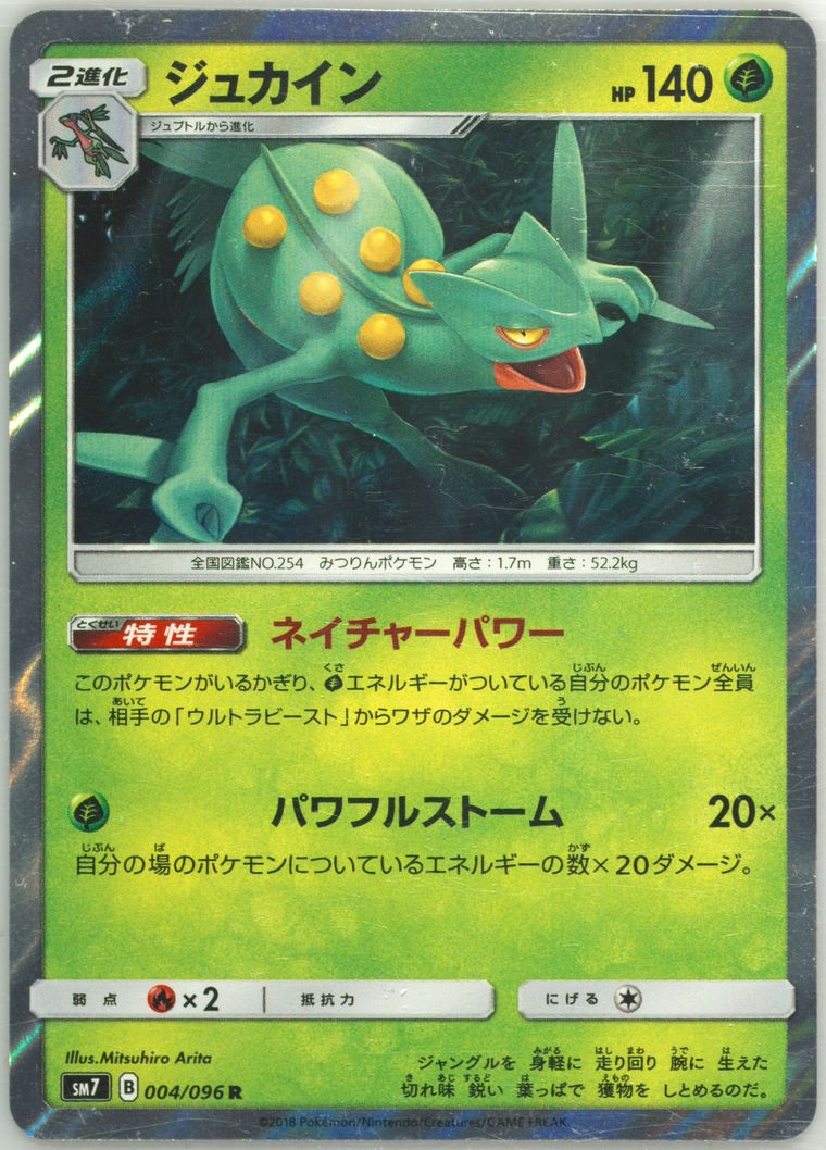 Sceptile-Holo (Sun Moon Sky Splitting Charisma)