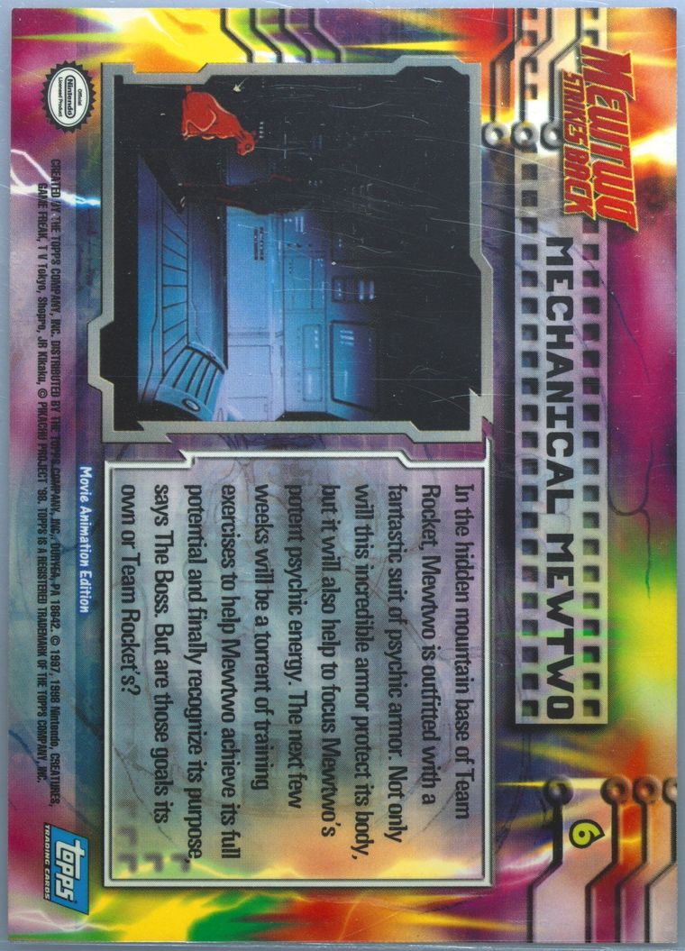 pokemon mewtwo strikes back cards value Pokémon Card First Movie #33 Psychic Showdown