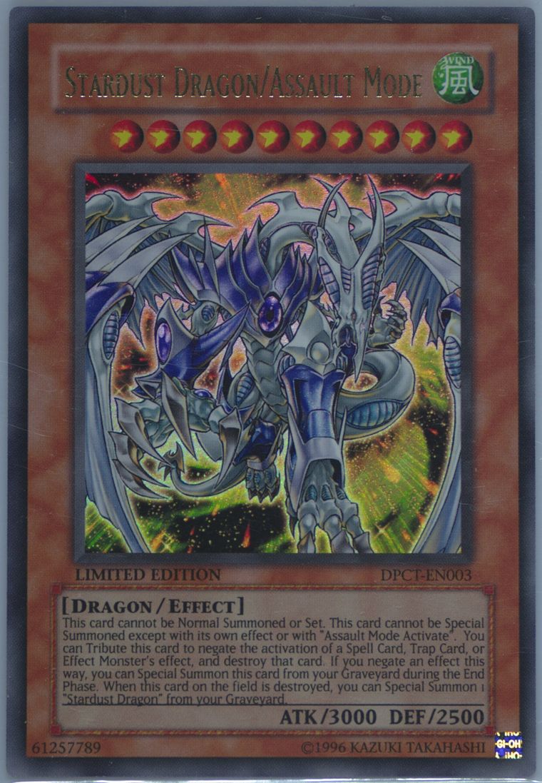 yugioh assault mode cards Amazon.com: Yu-Gi-Oh! - Stardust Dragon/Assault Mode (DPCT-EN003) - Duelist  Pack Collection Tin - Limited Edition main image 0