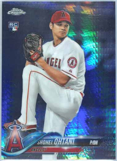 その他 2018 Topps Chrome Purple Ref Ohtani /299 Shohei Ohtani 2018 Topps Chrome #150 Purple Refractor /299